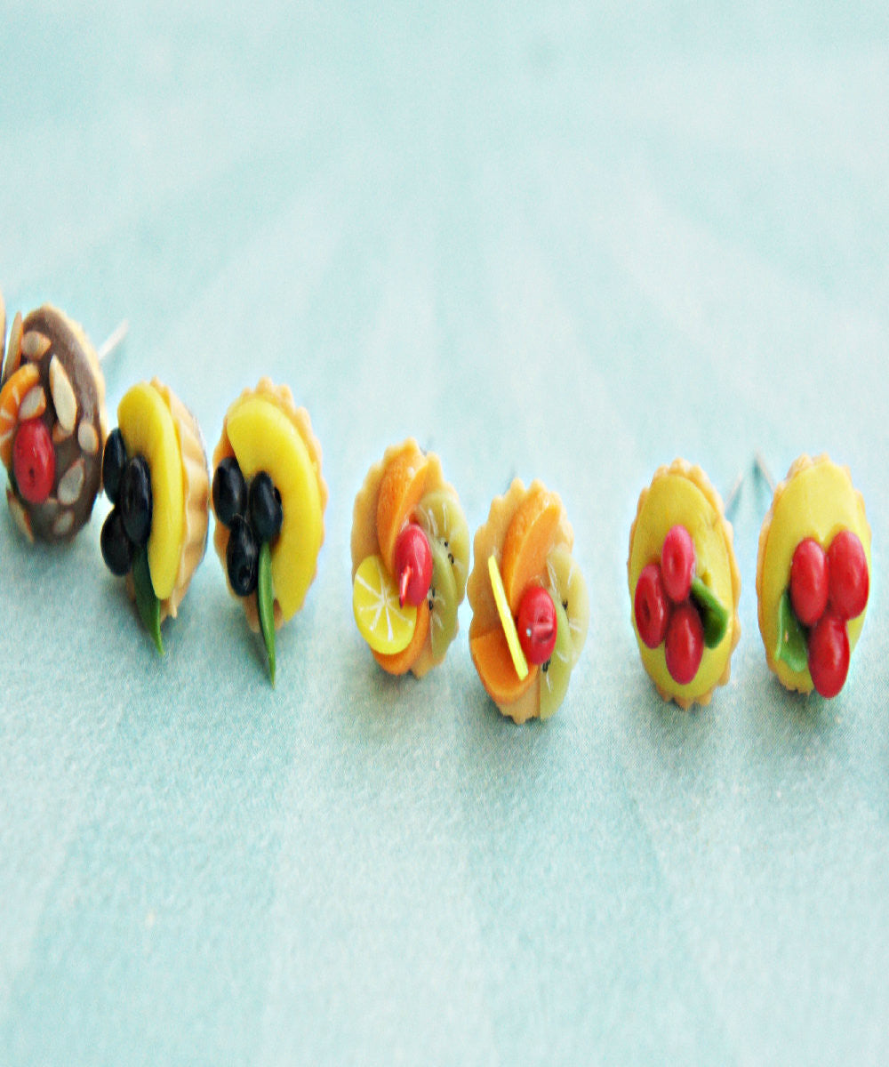 Fruit Tart Earrings - Jillicious charms and accessories