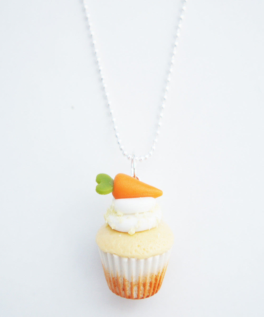 carrot cupcake necklace - Jillicious charms and accessories