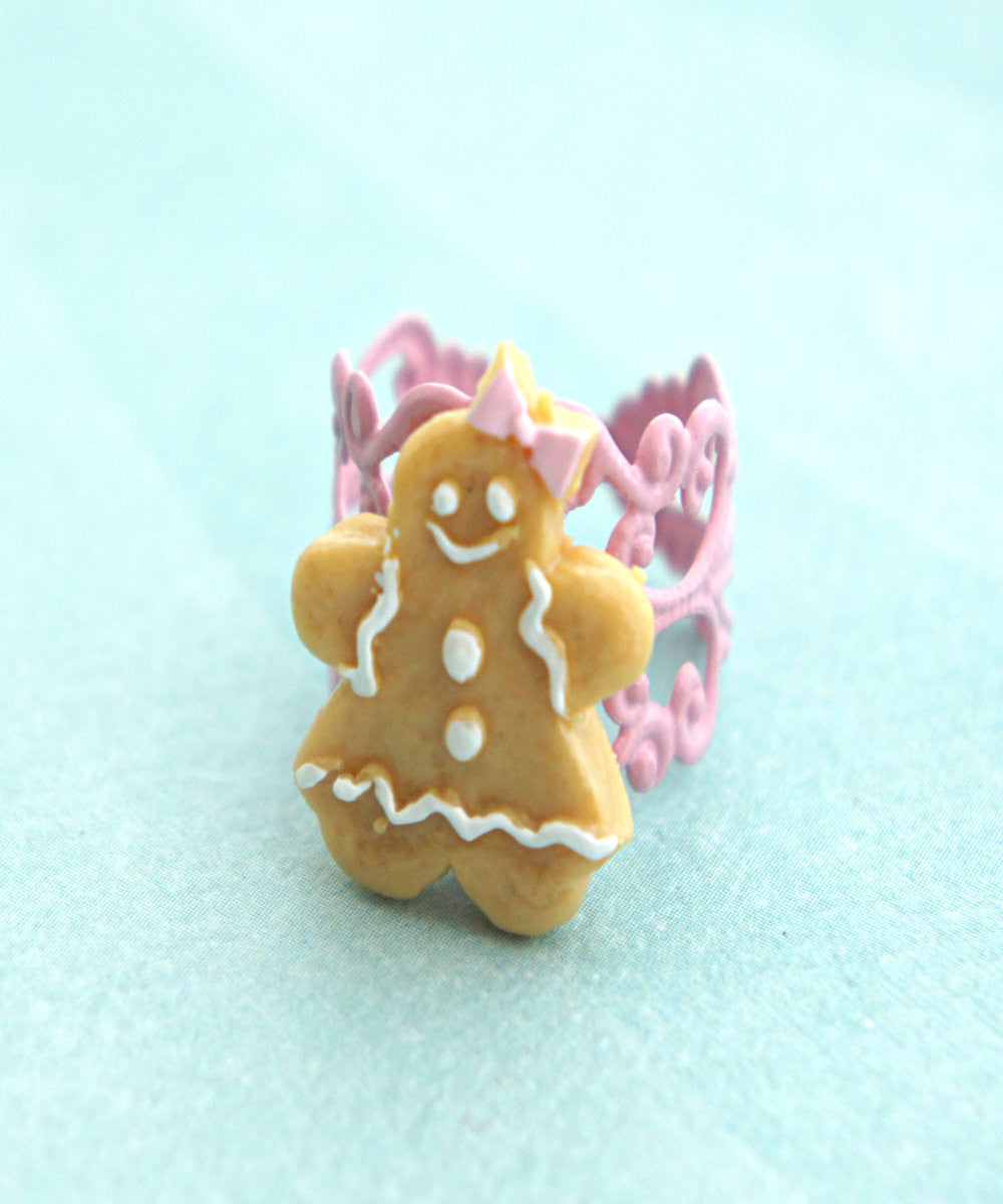 gingerbread cookie ring - Jillicious charms and accessories