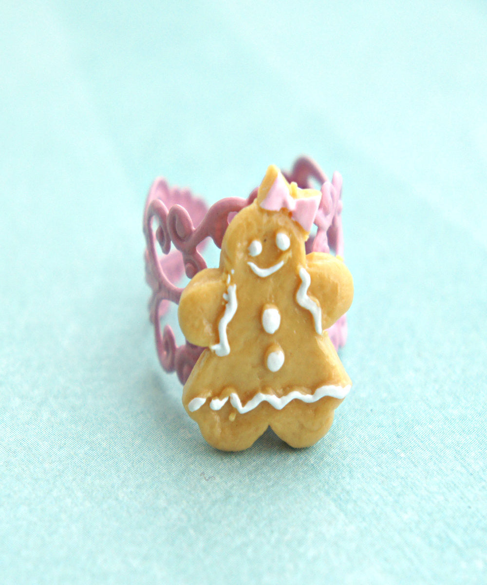 gingerbread cookie ring - Jillicious charms and accessories