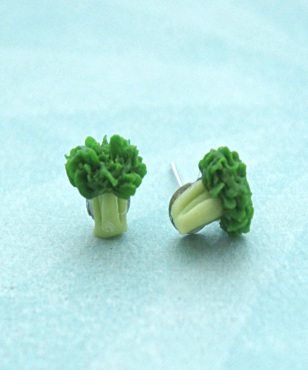 Broccoli Stud Earrings - Jillicious charms and accessories