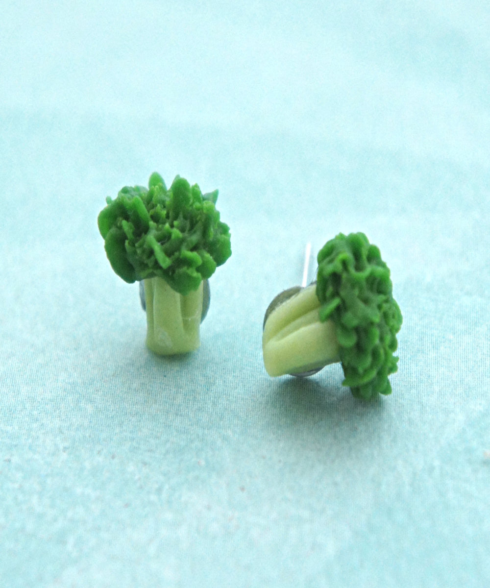 Broccoli Stud Earrings - Jillicious charms and accessories