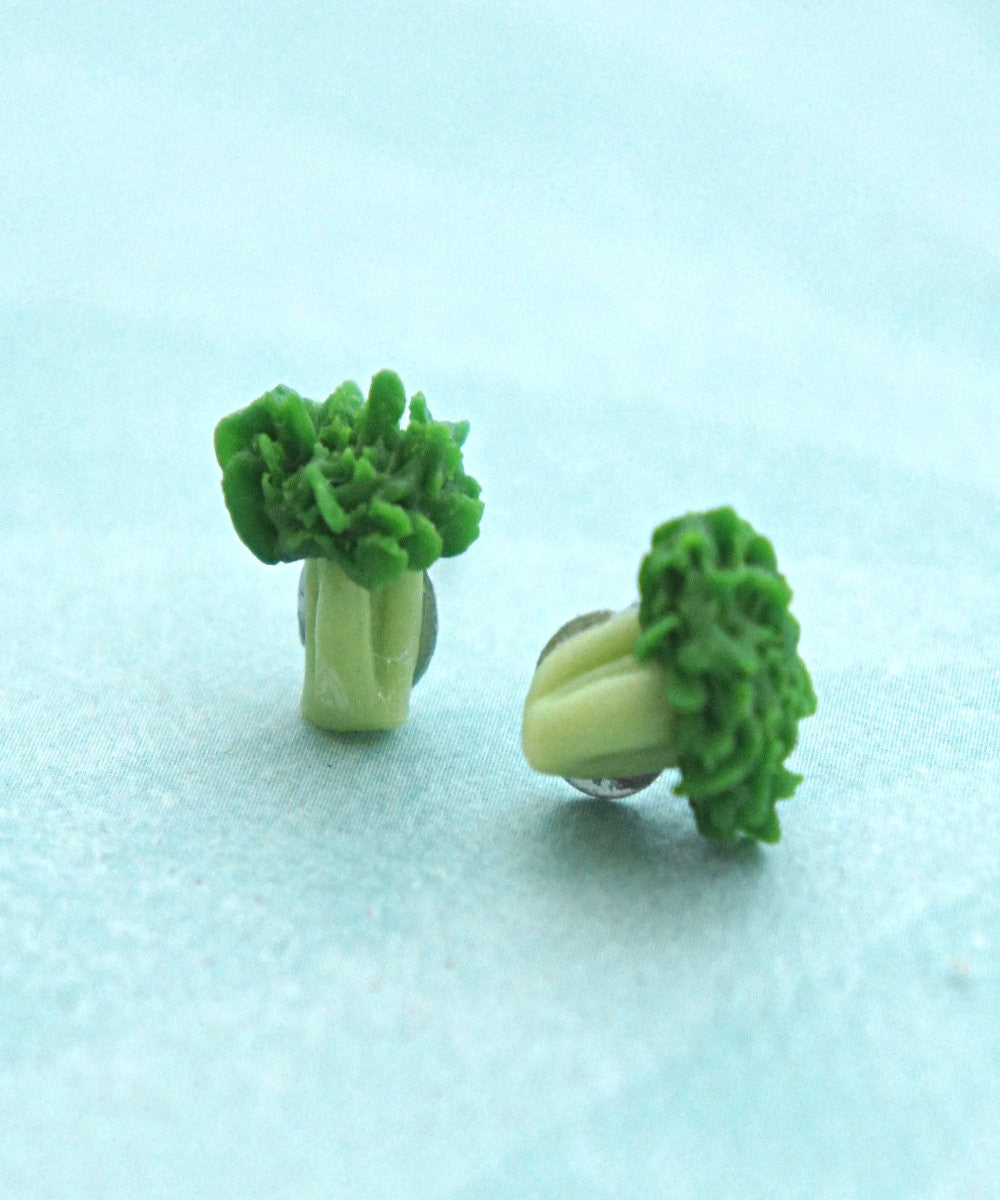Broccoli Stud Earrings - Jillicious charms and accessories