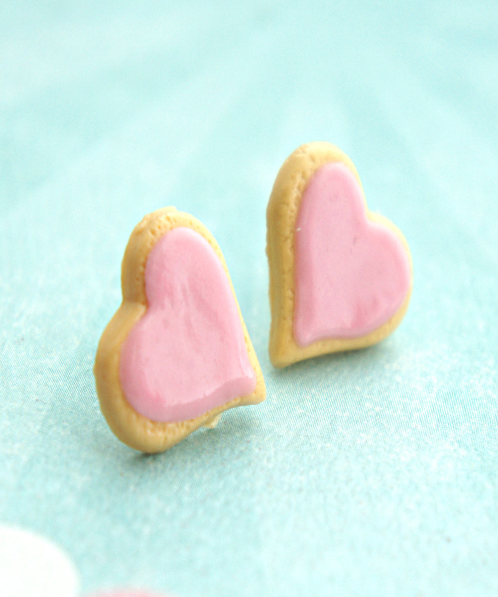 Heart Sugar Cookies Earrings - Jillicious charms and accessories