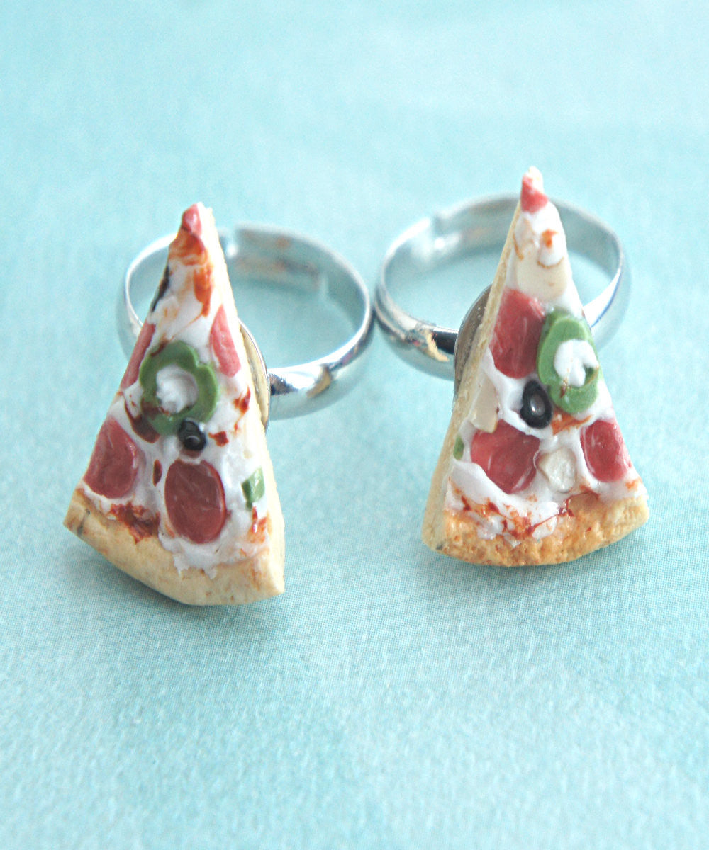 Pizza Friendship Rings - Jillicious charms and accessories