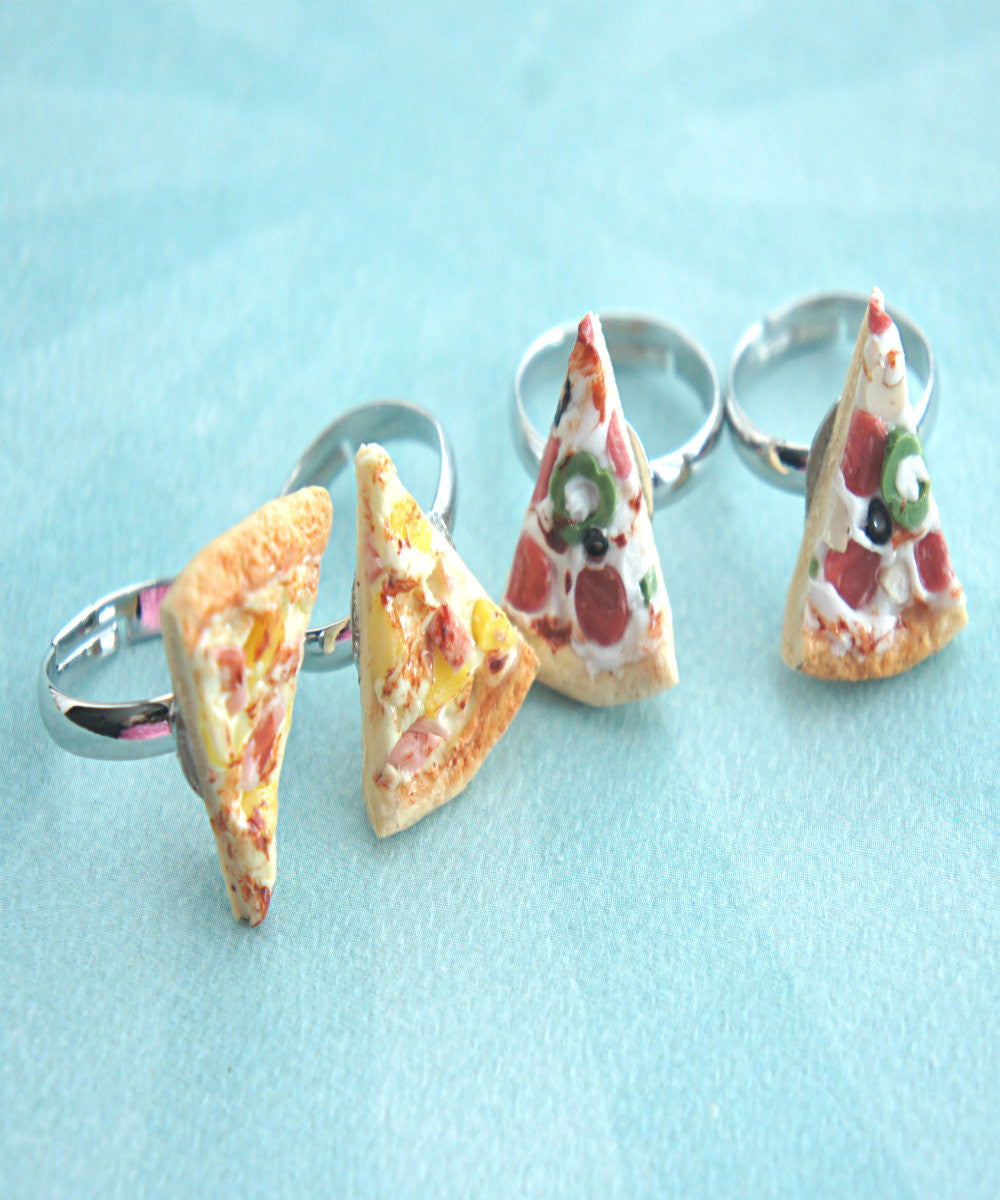 Pizza Friendship Rings - Jillicious charms and accessories