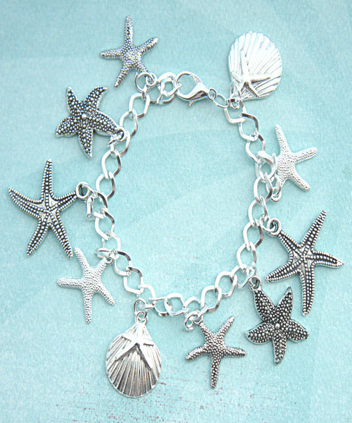 Seashells Charm Bracelet - Jillicious charms and accessories