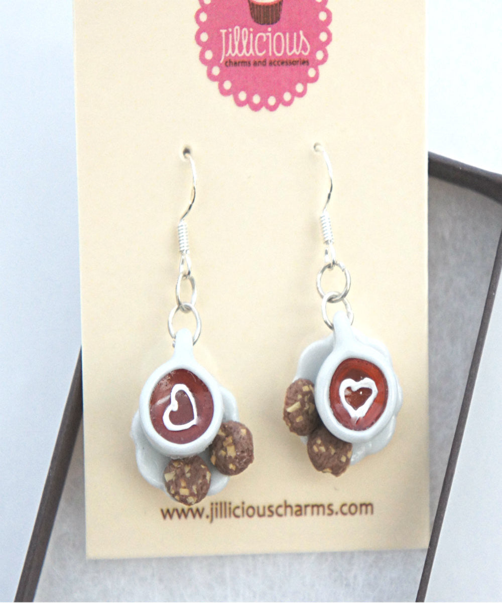 Tea Time Dangle Earrings - Jillicious charms and accessories