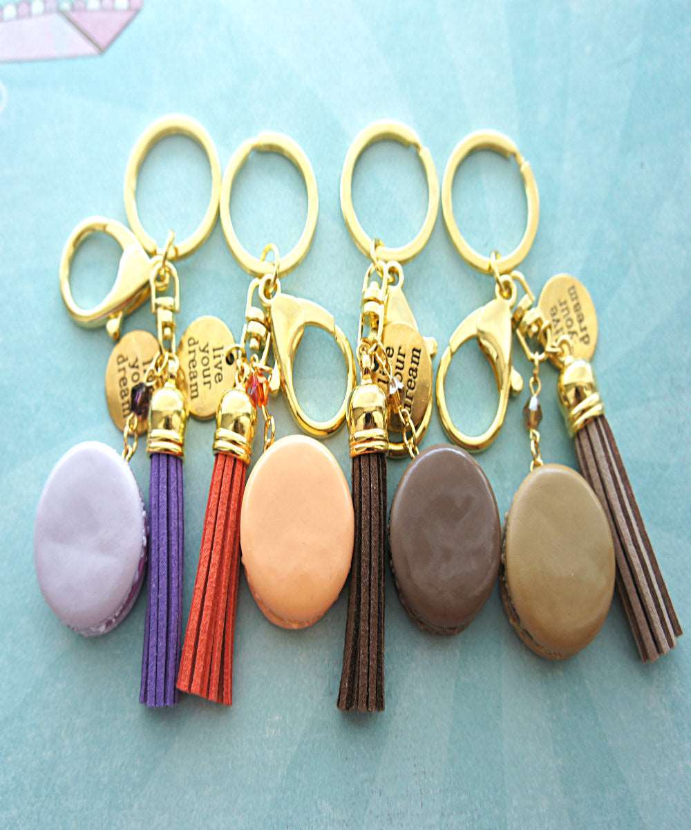 french macaron keychain and bag charm - Jillicious charms and accessories