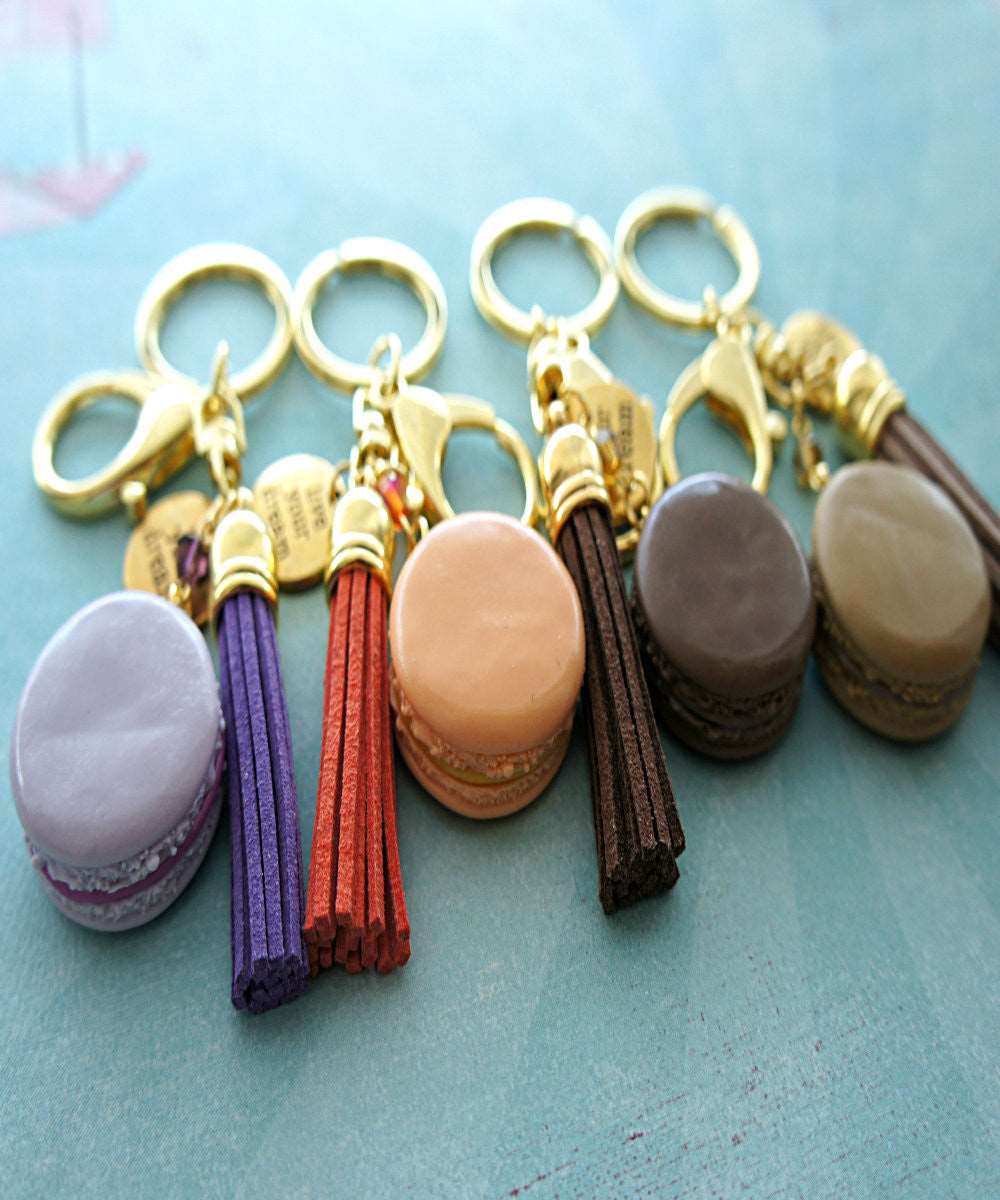 french macaron keychain and bag charm - Jillicious charms and accessories