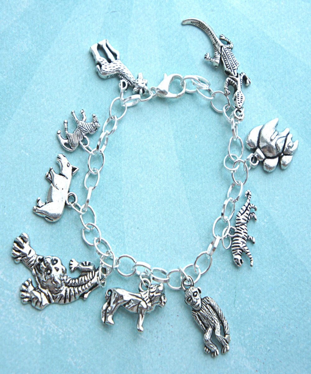 Safari Inspired Charm Bracelet - Jillicious charms and accessories