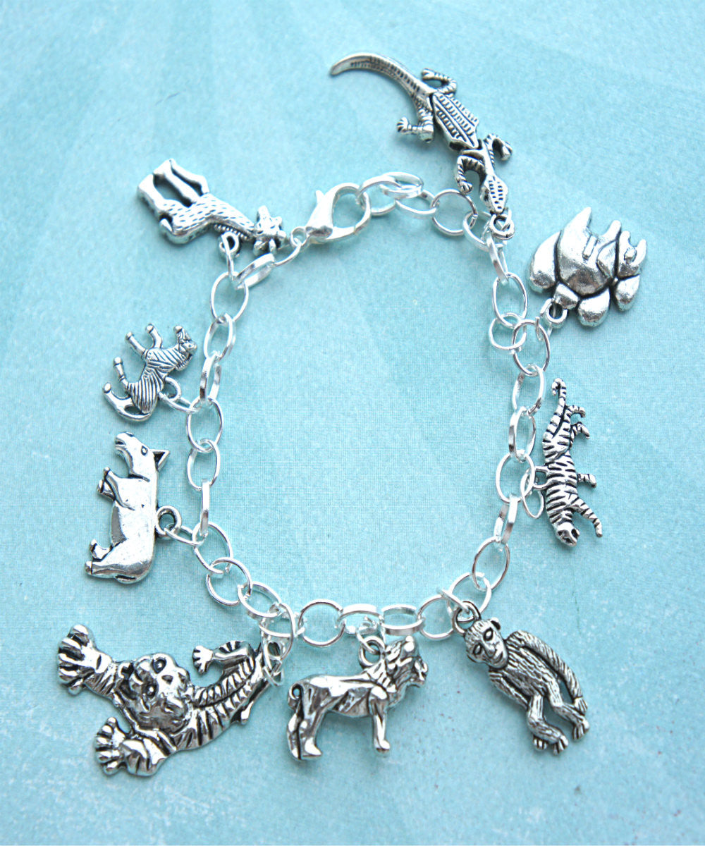 Safari Inspired Charm Bracelet - Jillicious charms and accessories
