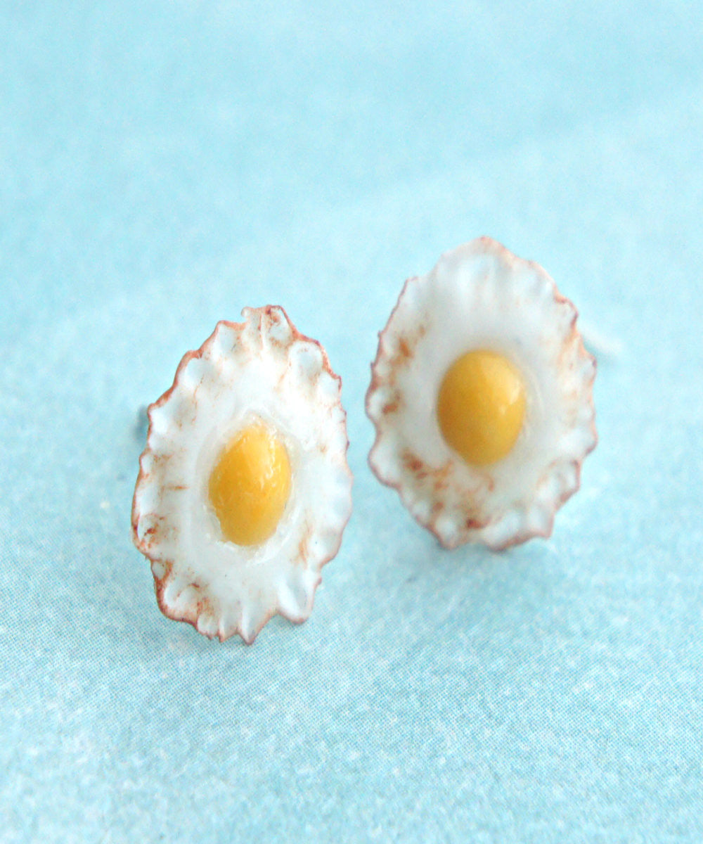 fried egg stud earrings - Jillicious charms and accessories