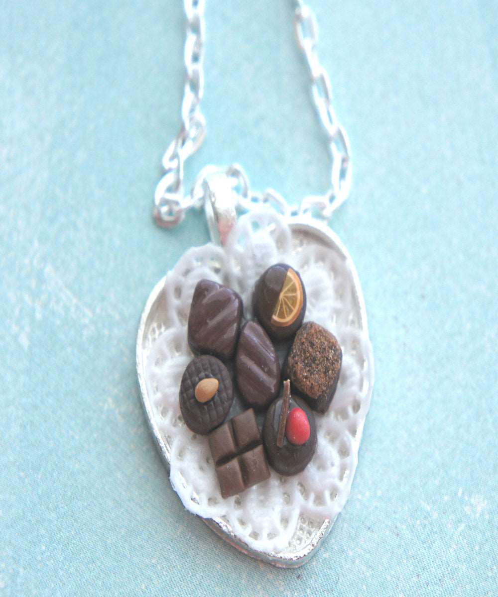 chocolate truffles necklace - Jillicious charms and accessories