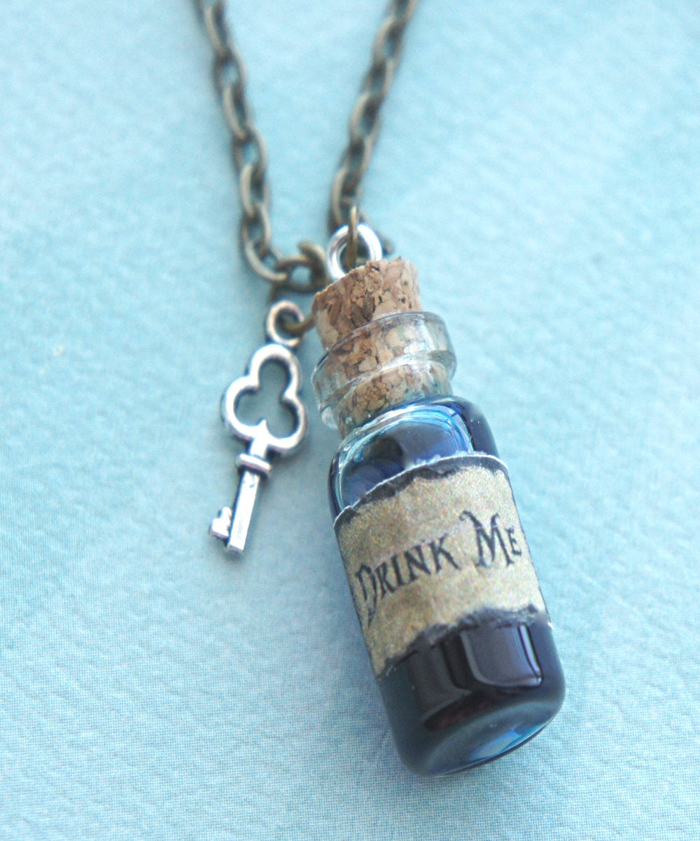 "Drink Me" Potion Necklace - Jillicious charms and accessories