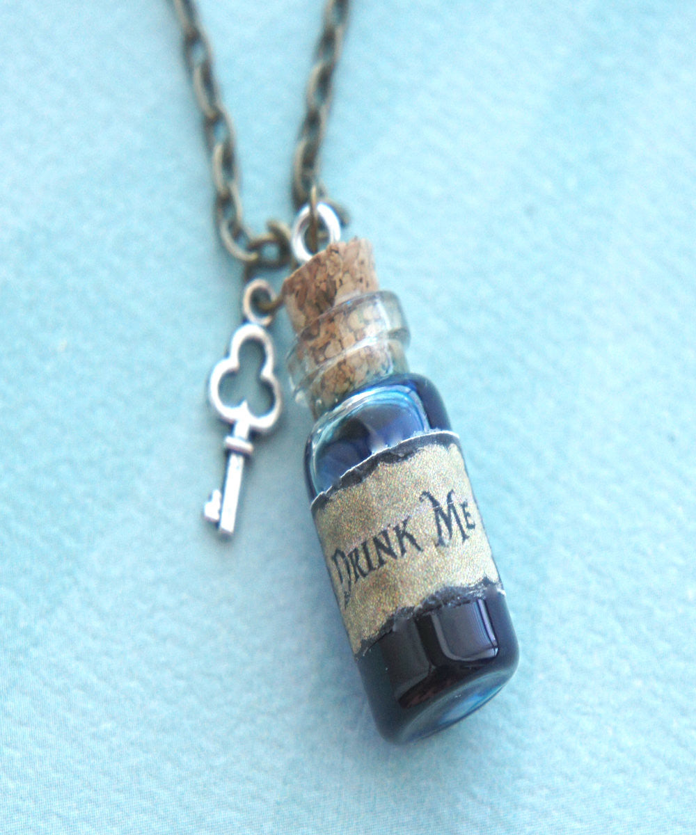 "Drink Me" Potion Necklace - Jillicious charms and accessories