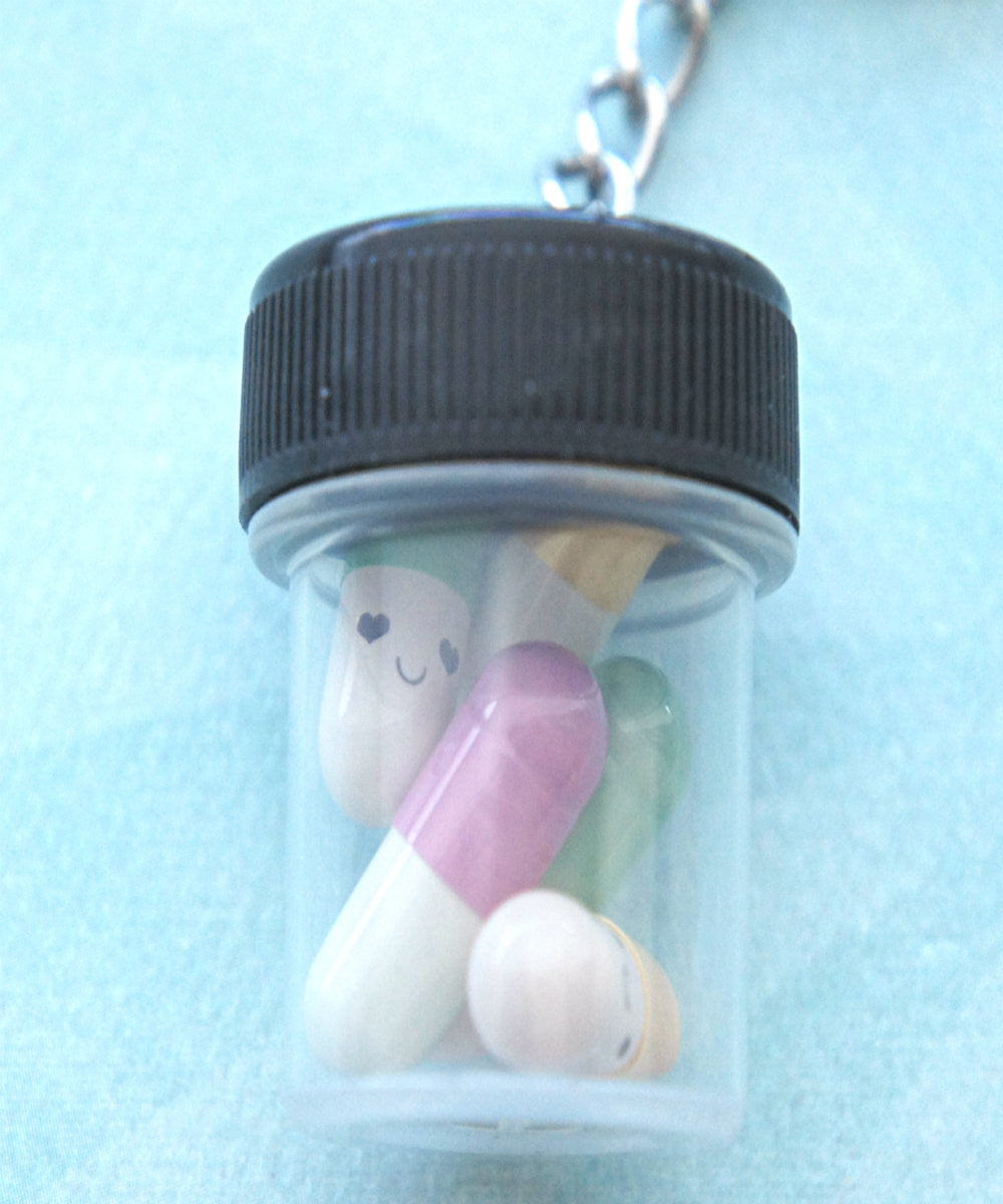 happy pills keychain - Jillicious charms and accessories