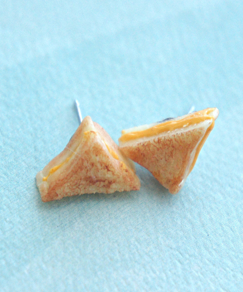 grilled cheese sandwich earrings - Jillicious charms and accessories