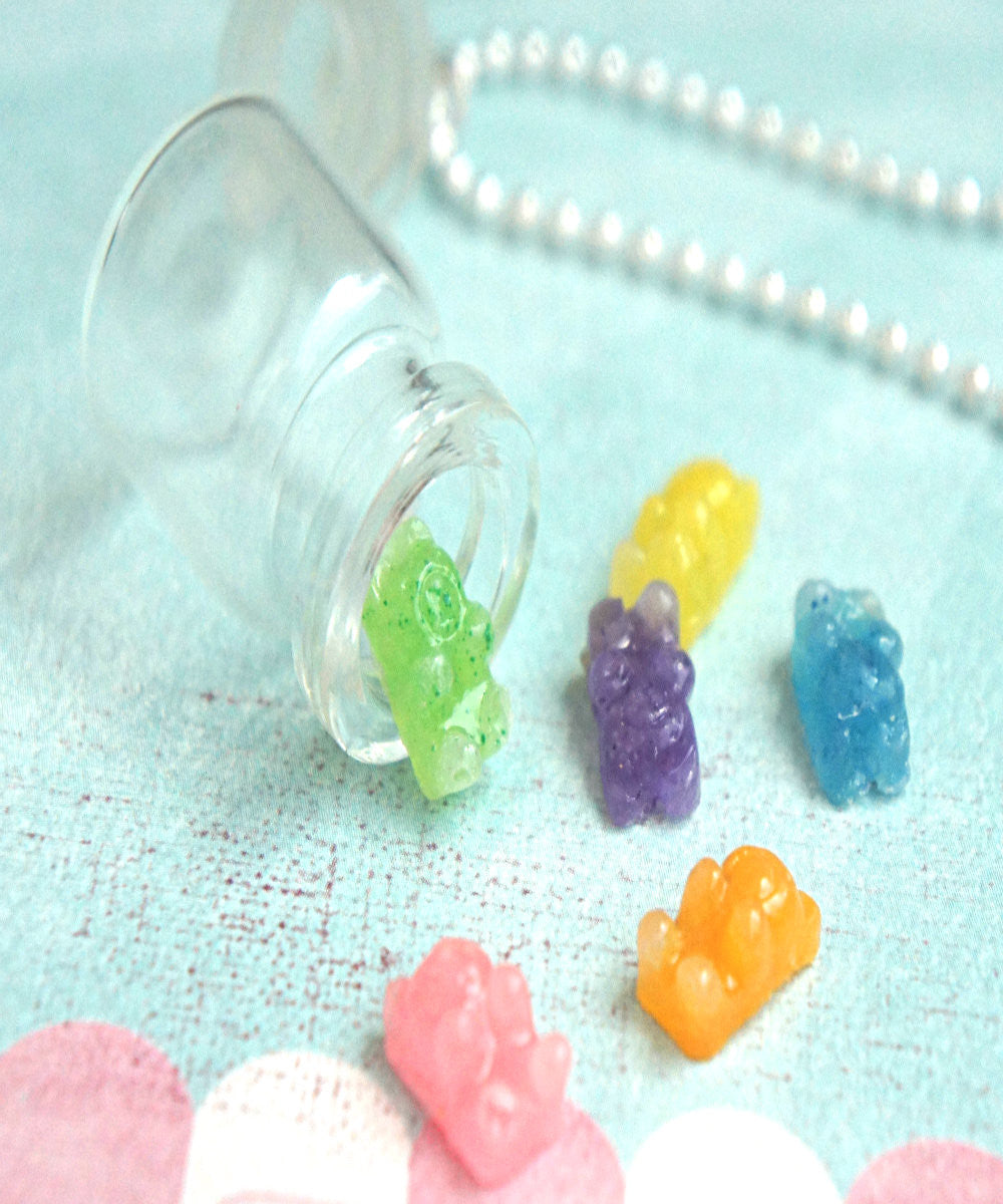 gummy bears in a jar necklace - Jillicious charms and accessories