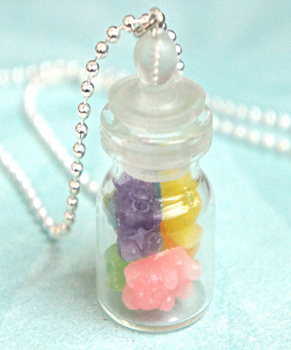 gummy bears in a jar necklace - Jillicious charms and accessories