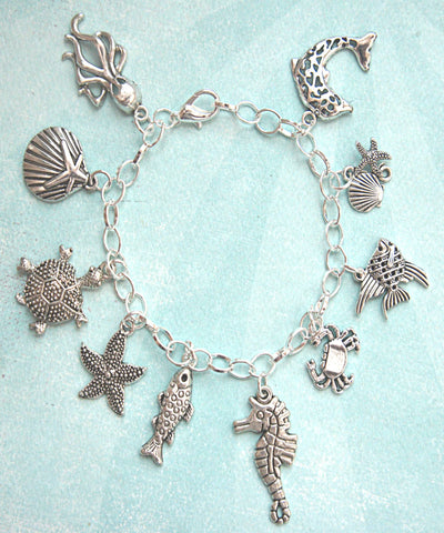 Marine Life Charm Bracelet - Jillicious charms and accessories