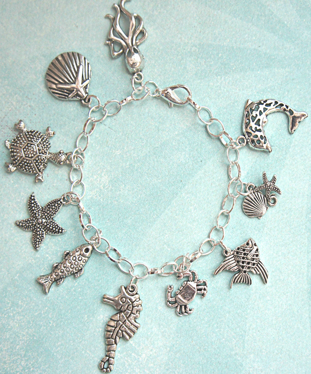 Marine Life Charm Bracelet - Jillicious charms and accessories