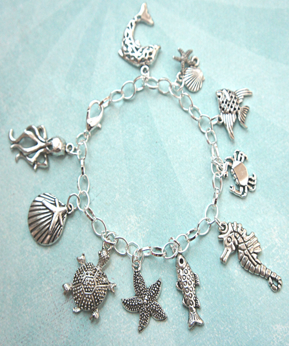 Marine Life Charm Bracelet - Jillicious charms and accessories