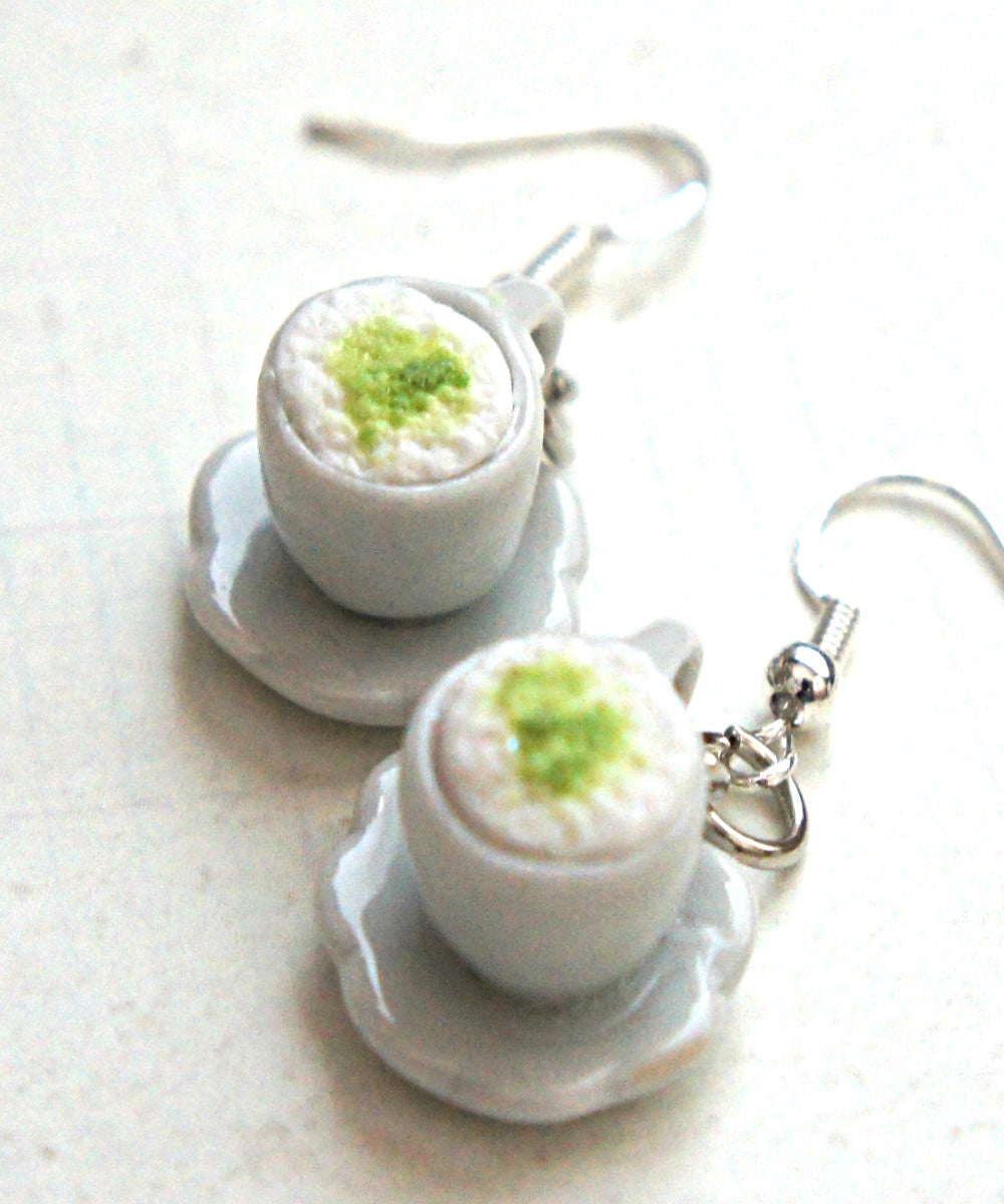 Green Tea Latte Earrings - Jillicious charms and accessories