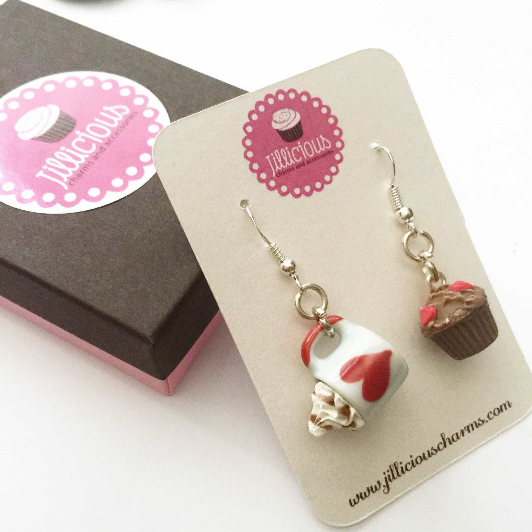 Alice in Wonderland Inspired Dangle Earrings - Jillicious charms and accessories