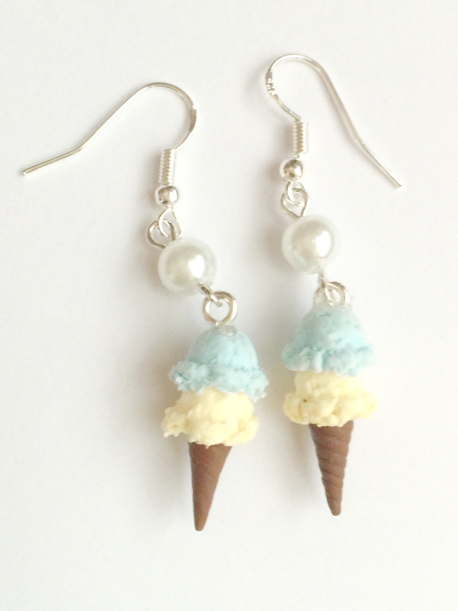 Ice Cream Cone Earrings - Jillicious charms and accessories