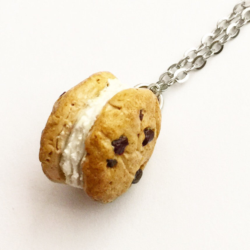 Chocolate Chip Cookie Ice Cream Sandwich Necklace - Jillicious charms and accessories