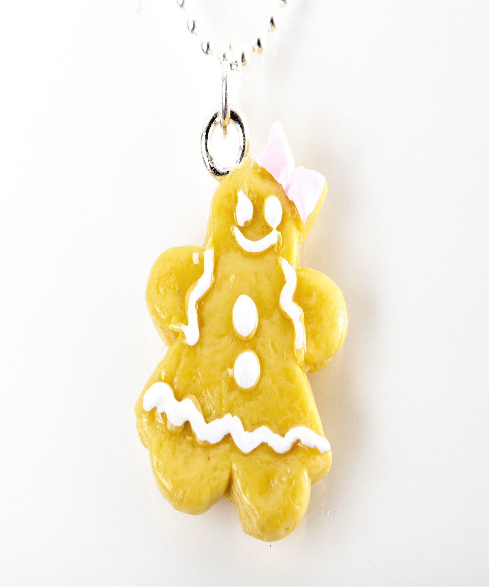 gingerbread cookie necklace - Jillicious charms and accessories