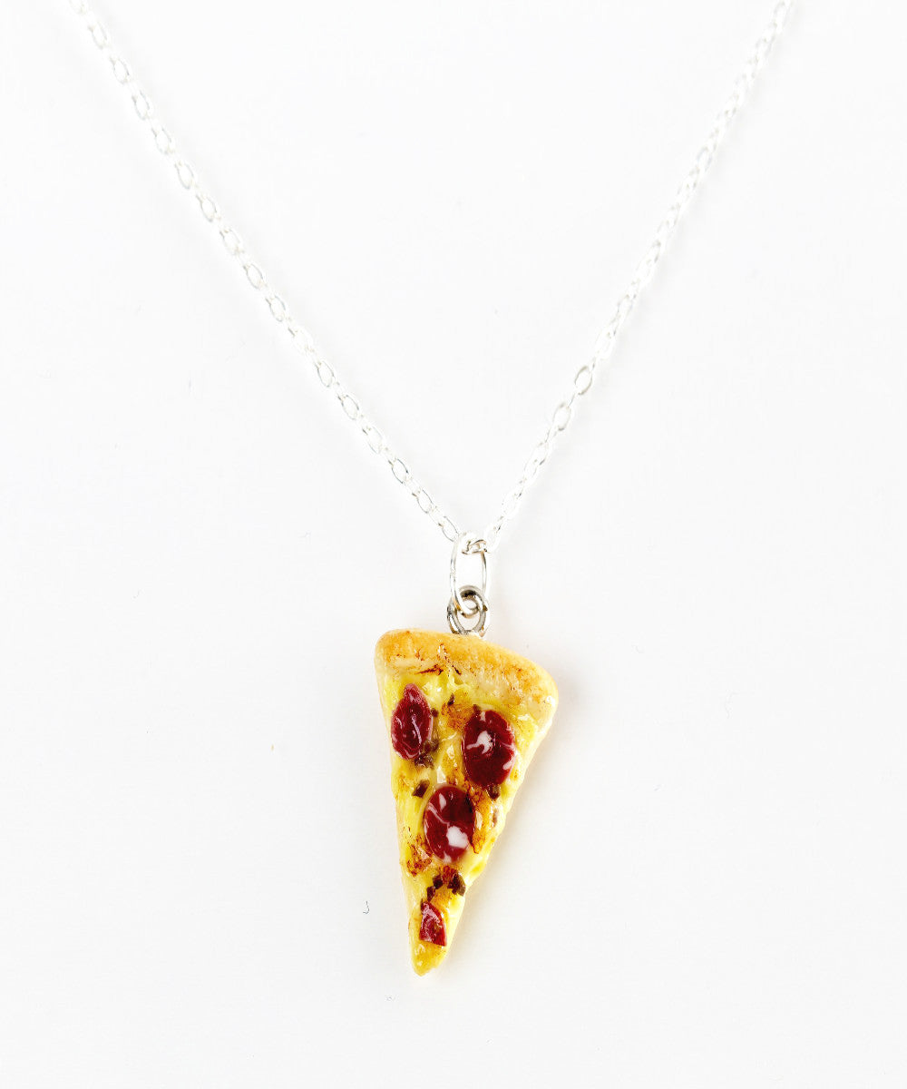 Pepperoni Pizza Necklace - Jillicious charms and accessories