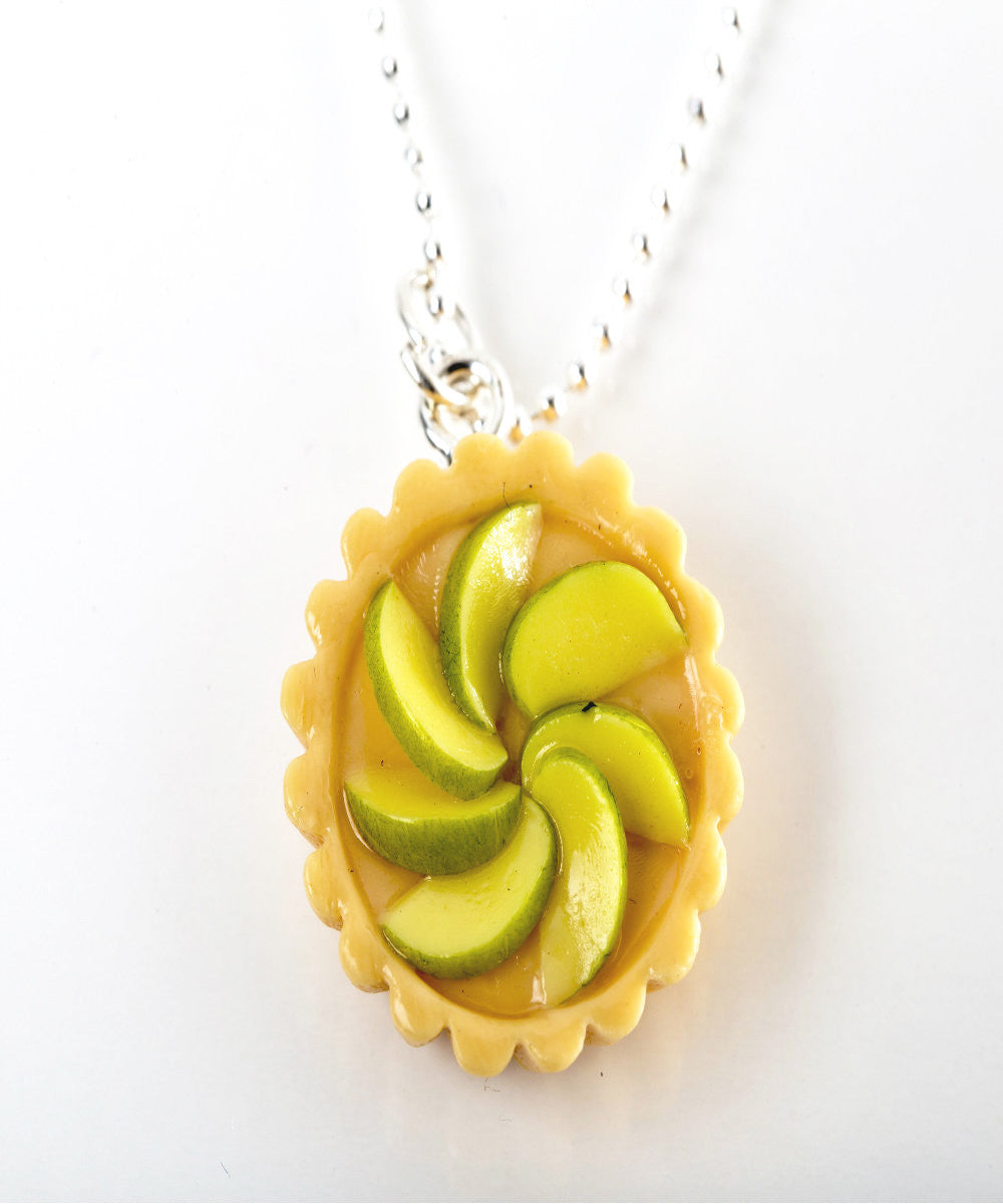 green apple tart necklace - Jillicious charms and accessories